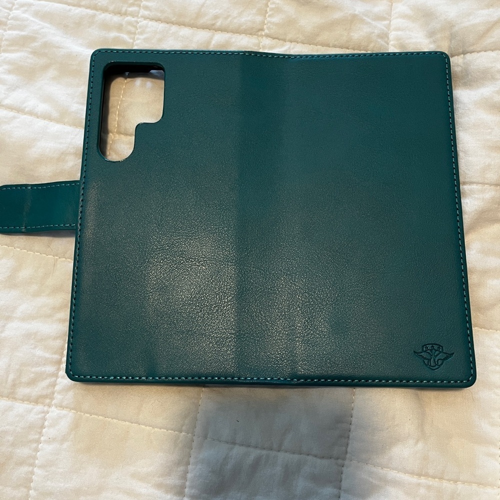 DuckSky for Samsung Galaxy S24 Ultra Genuine Leather Wallet case 597/lb-1